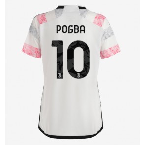 Lacne Ženy Futbalové dres Juventus Paul Pogba #10 2023-24 Krátky Rukáv - Preč